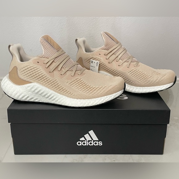 Adidas Alphaboost Ecru Tint Glow Orange - Multiple sizes/quantity - Picture 1 of 5